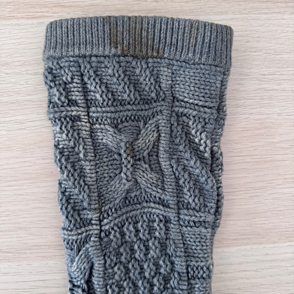 UGG Cable Knit Slippers - Gray and Blue - Picture 5 of 10